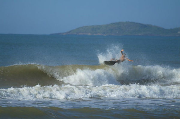 Surfing in the Andamans